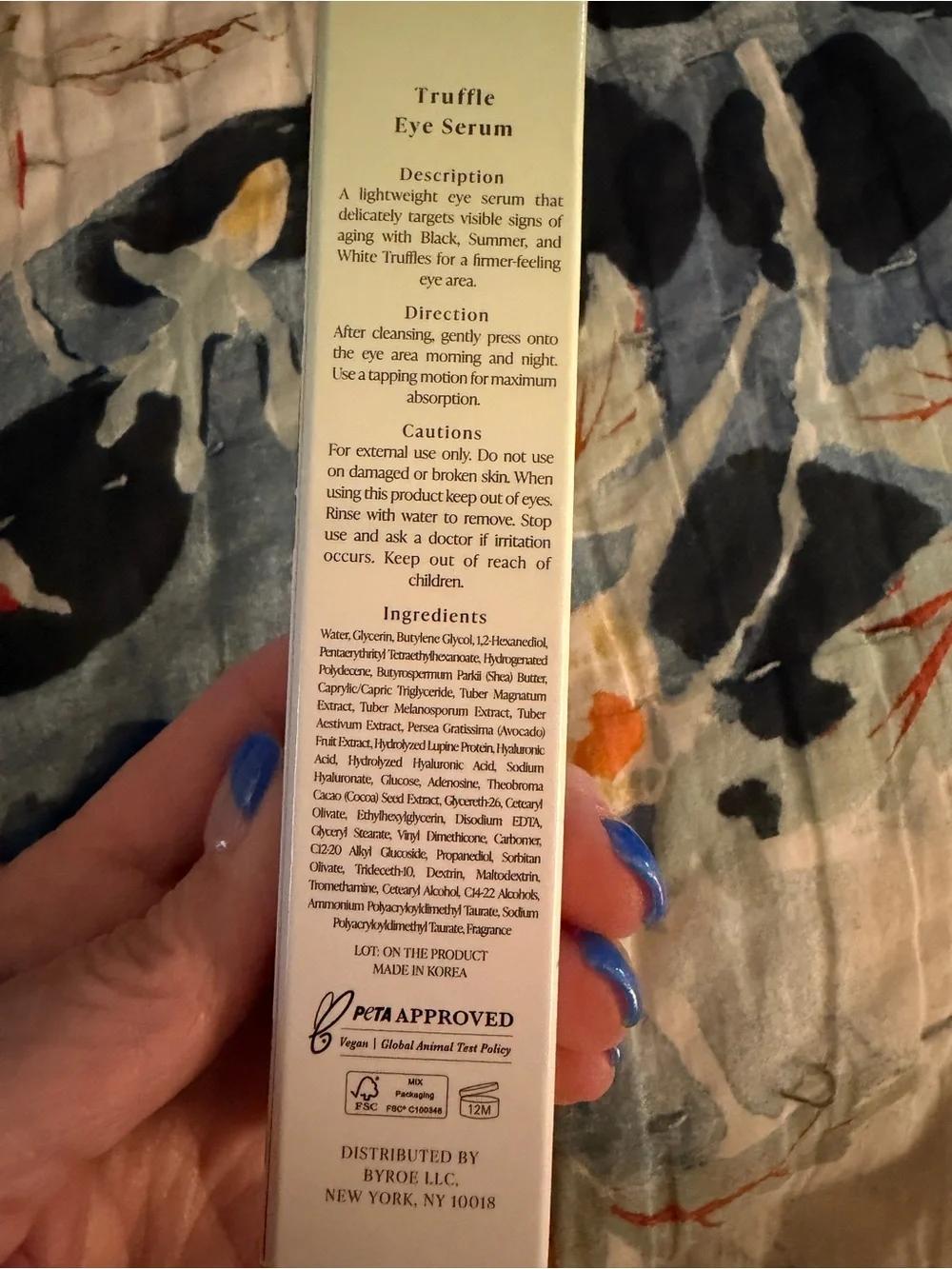 BYROE Truffle Eye Serum BNIB Full Size